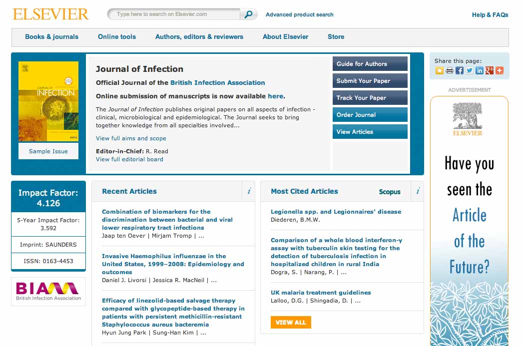 JOURNAL OF INFECTION