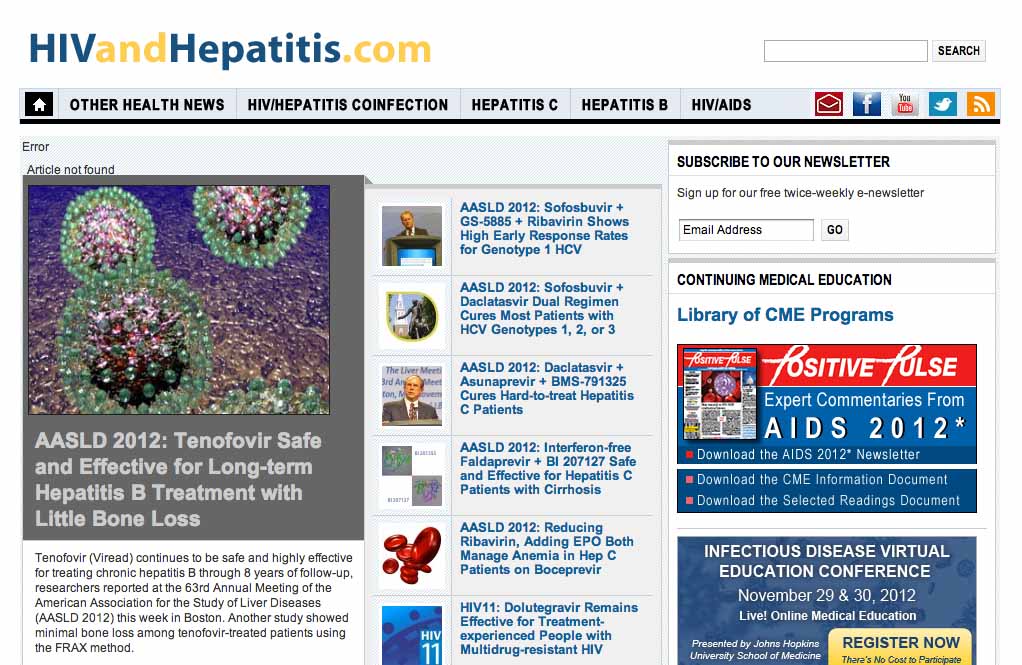 HIV and Hepatitis.com