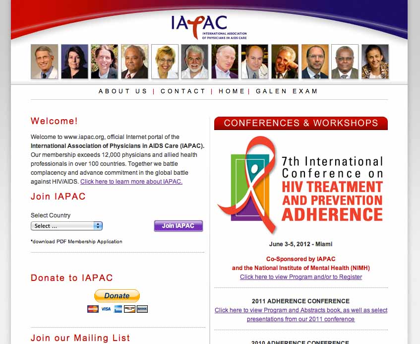 IAPAC (Intrenational Association of Physicians in AIDS Care)